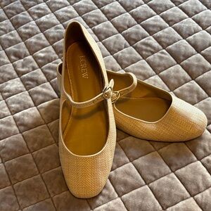 J. Crew Women's Beige Mary Jane Flats